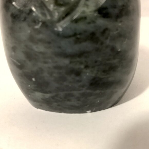 Gerard Schwartz Hand Carved Soaptone Owl Figurine Canada Bird Vintage Natural - Picture 4 of 9